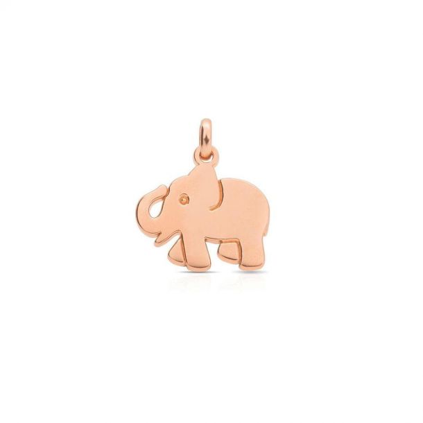 TOUS Small Lucky Elephant Rose Gold Plated Pendant REEDS Jewelers