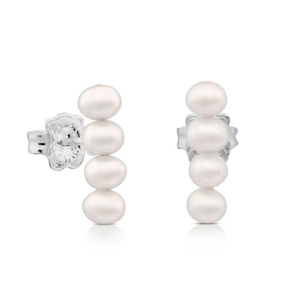TOUS Straight Fresh Water Pearl Earrings | REEDS Jewelers