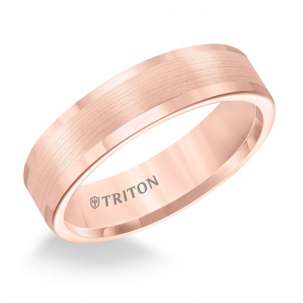Triton rose discount gold ring