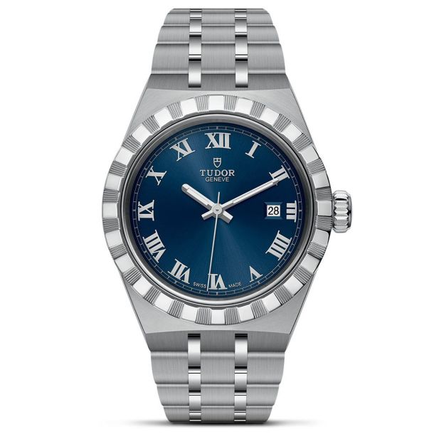 TUDOR Royal Blue Dial Stainless Steel Watch 28mm M28300 0006