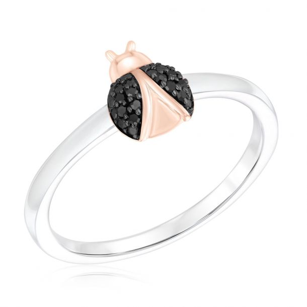 Ladybug diamond sale ring