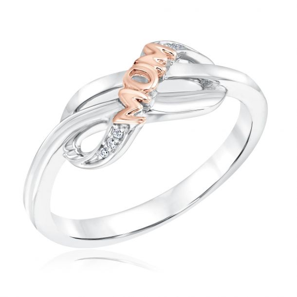 Mom infinity ring hot sale