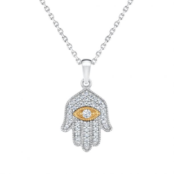 Diamond hamsa online pendant meaning