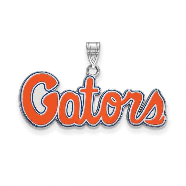 LogoArt Logo Art Sterling Silver Florida Gators Medium Pendant