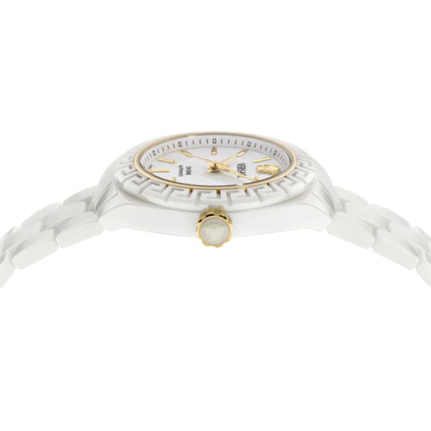 Versace DV One Automatic White Ceramic Watch | 40mm | VE6B00223 | REEDS  Jewelers