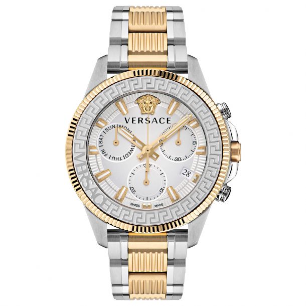 Versace two tone women's watch shop