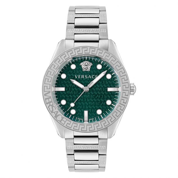 Versace green dial watch sale