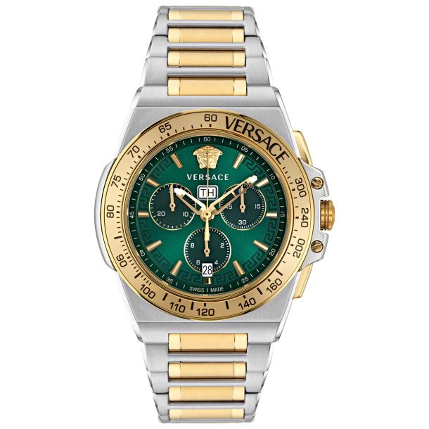 Versace stainless steel analogue watch top