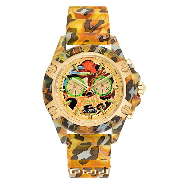 Orange versace watch hot sale