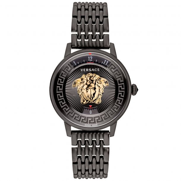 Versace Medusa Icon Black Ion Plated Bracelet Watch 38mm