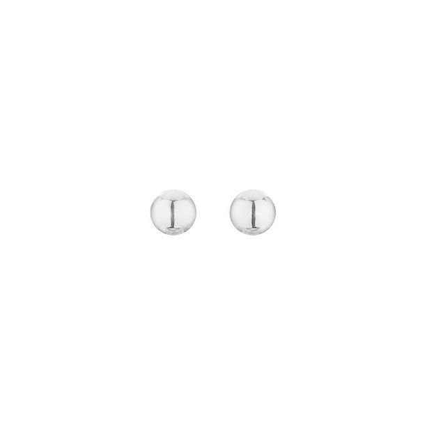 White Gold Ball Earrings | REEDS Jewelers