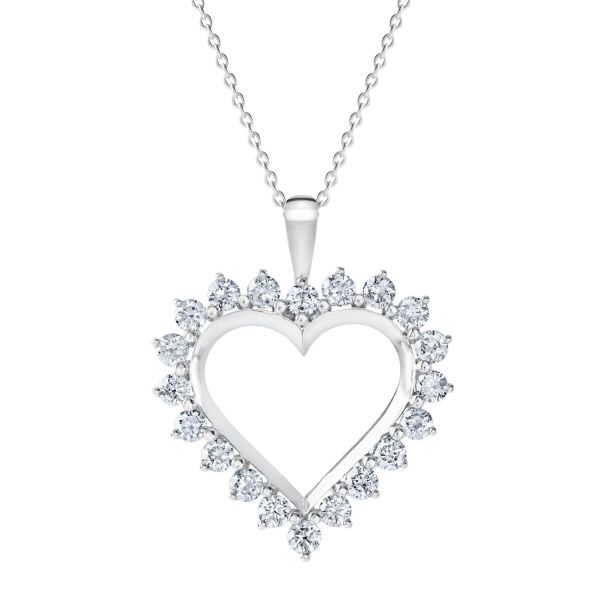 Kohls diamond heart necklace shop