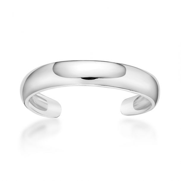 White Gold Toe Ring with Adjustable Band REEDS Jewelers