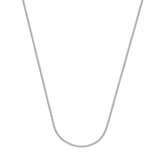 Tiara Sterling Silver 20 Round Snake Chain Necklace