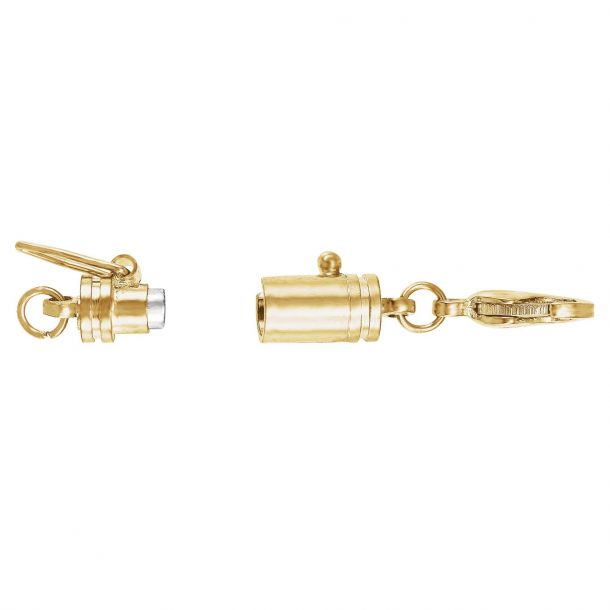 8 Sets Magnetic Clasp Converters Capsule Style Gold Color Lobster