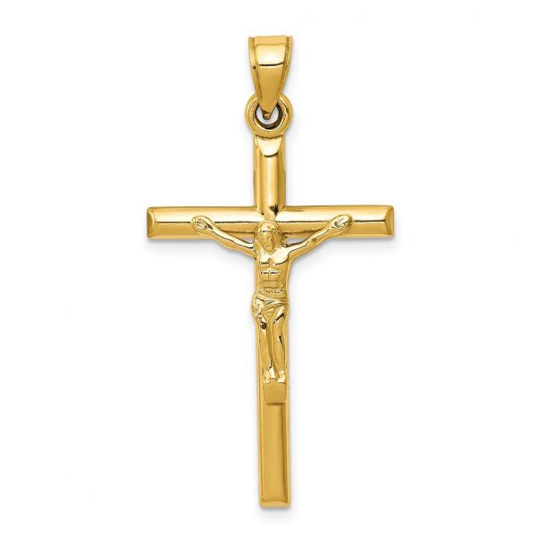 Yellow Gold Crucifix Pendant | REEDS Jewelers