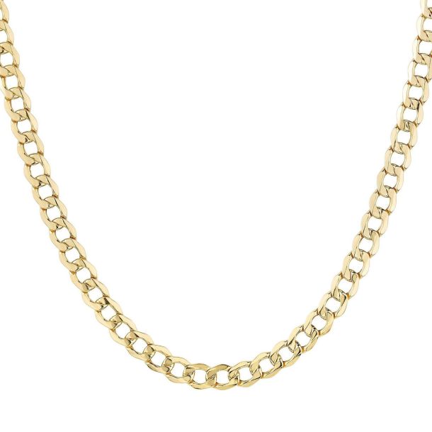 Solid 14k Yellow Gold Miami Cuban Link Chain Thin Necklace Mens Or Ladies  18-24