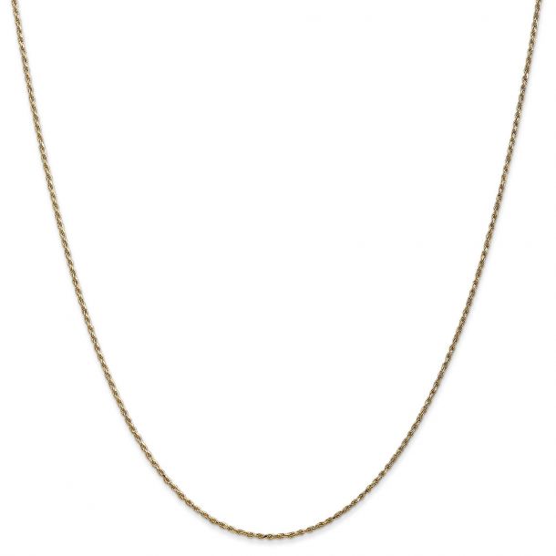 Rope Chain- 6mm, Size 18, 14K White - The GLD Shop