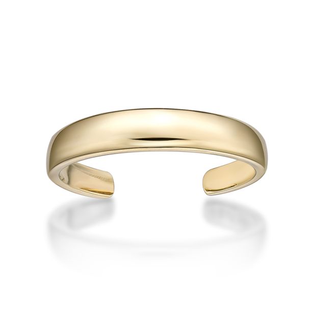 Toe ring discount white gold