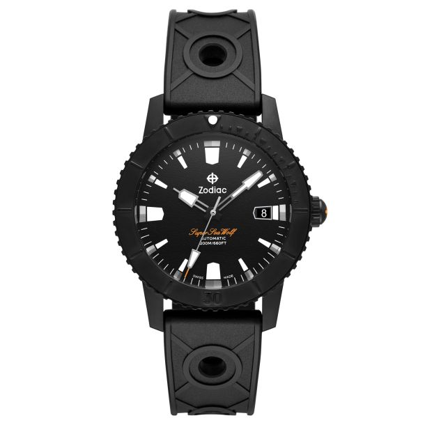 Zodiac Super Sea Wolf Compression Diver Automatic Black Dial