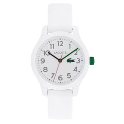 Lacoste 12.12 Kids White Silicone Strap Watch | 36mm | 2030003