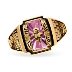 Ladies' Art Deco Heirloom High School Class Ring