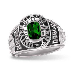 Ladies' Dual Rail Military Service Ring