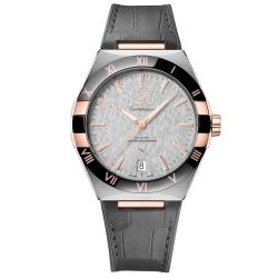 OMEGA Constellation Co-Axial Master Chronometer Grey Leather Strap Watch |41mm | O13123412106001