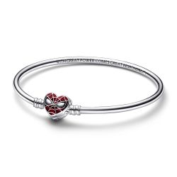 Pandora Moments Marvel Spider-Man Mask Clasp Bangle Bracelet