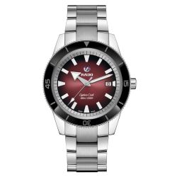 Rado Captain Cook Automatic Red Dial Stainless Steel Watch | 42mm | R32105353