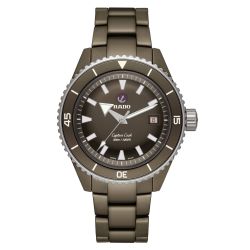 Rado Captain Cook High-Tech Ceramic Diver Automatic Green Dial Watch | 43mm | R32130312