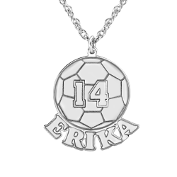 Alison and Ivy Your Soccer Ball Pendant 16x20mm
