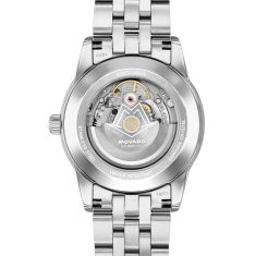 Movado Museum Taga Automatic Black Dial Stainless Steel Watch 40mm - 0608073