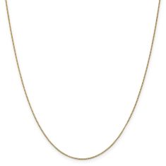 10k Yellow Gold 0.70mm Box Chain Necklace  1