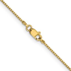 10k Yellow Gold 0.95mm Box Chain Necklace