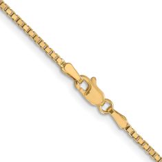 10k Yellow Gold 1.5mm Box Chain Necklace