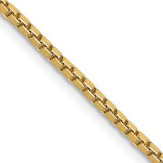 10k Yellow Gold 1.5mm Box Chain Necklace