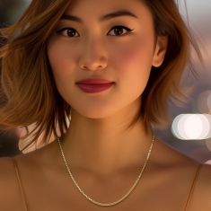 10k Yellow Gold 1.5mm Box Chain Necklace