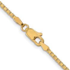 10k Yellow Gold 1.9mm Box Chain Necklace