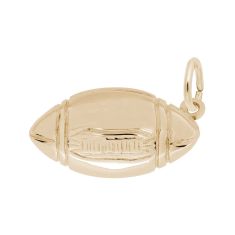 10k Yellow Gold Football 3D Charm