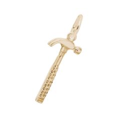 10k Yellow Gold Hammer 3D Charm