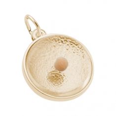 10k Yellow Gold Mustard Seed 3D Charm