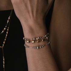 Metal Alchemist Precious Metals Gold-Filled Barrel Beaded Bracelet