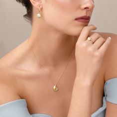 1/5ctw Diamond 10k Yellow Gold Halo Ring - 80th Anniversary Bubble Collection