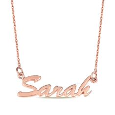 Personalized Script Nameplate Necklace Personalized Script Nameplate Necklace