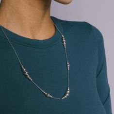 Metal Alchemist Gold-Filled Assorted Beads Lasso Chain Necklace