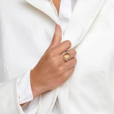 IPPOLITA Rock Candy Medium Teardrop Ring In Blue Quartz