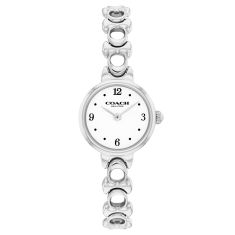 COACH Iris White Dial Stainless Steel Bracelet Watch 22mm - 14504651