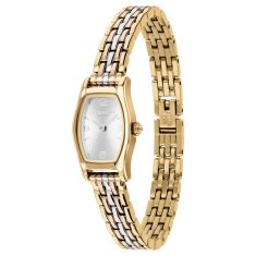 COACH Greta Silver Dial Tri-Tone Stainless Steel Bracelet Watch 15.3x 25.6mm - 14504743