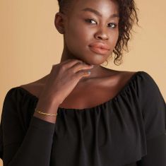 14k Yellow Gold 3.5mm Paperclip Link Chain Bracelet